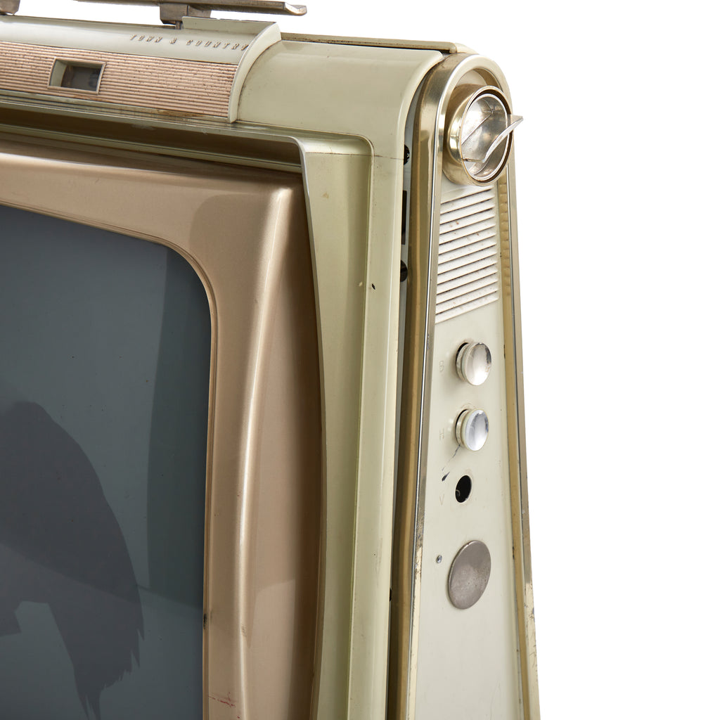 Green and Bronze Television