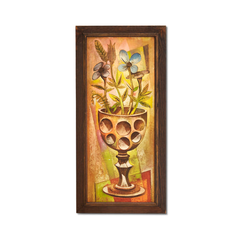 Cup with Flowers Painting