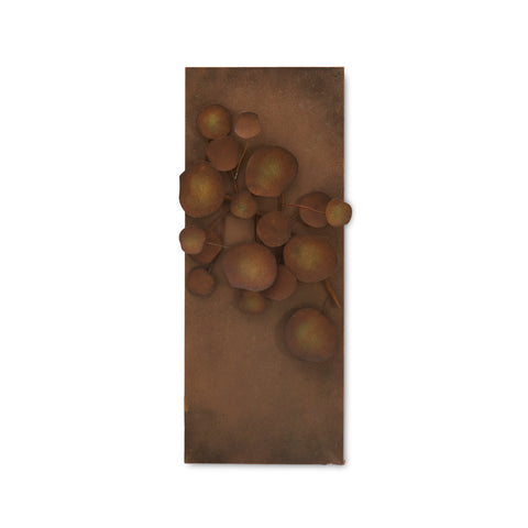 Rusted Lily Pad Relief Wall Art A