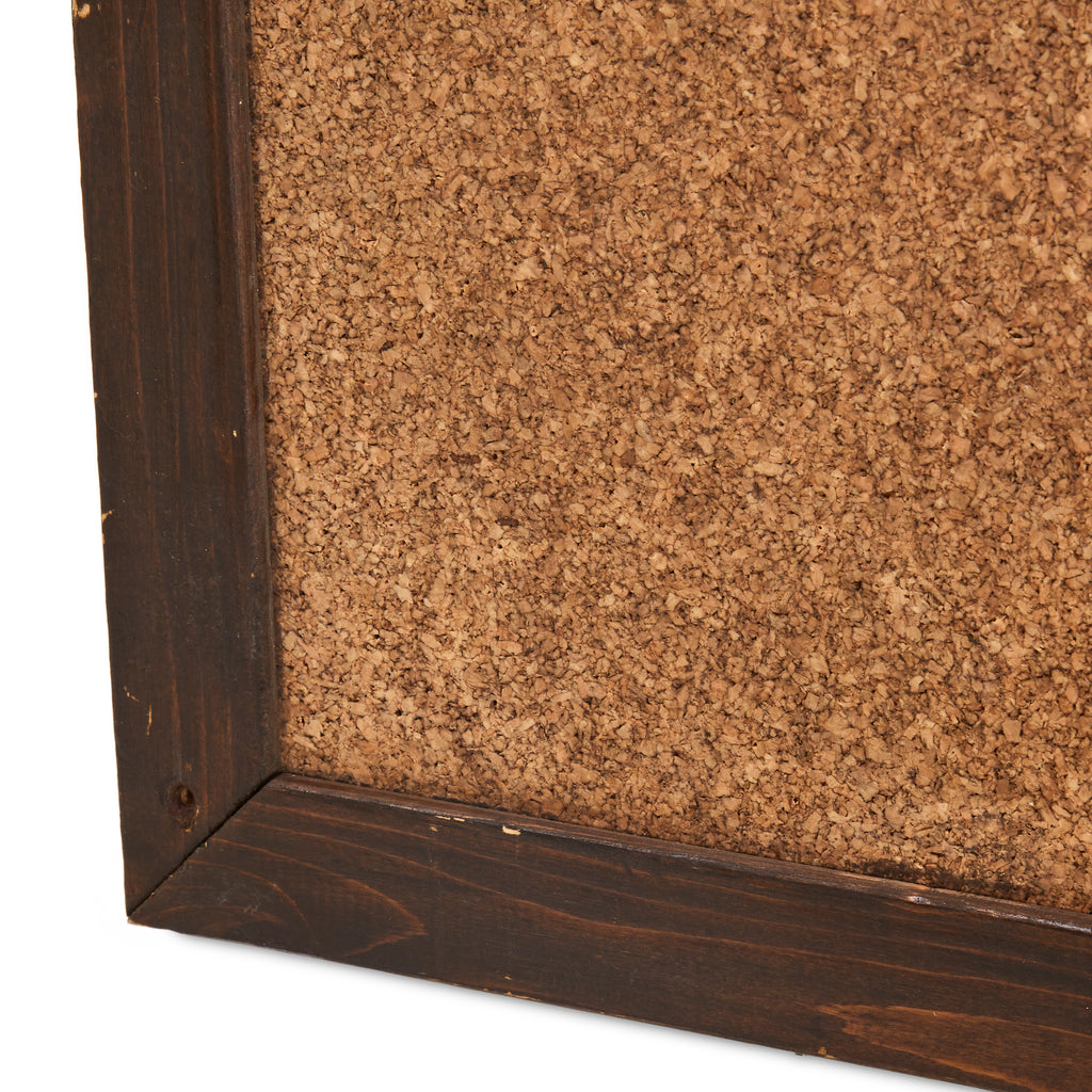 Cork Pin Board with Wood Frame