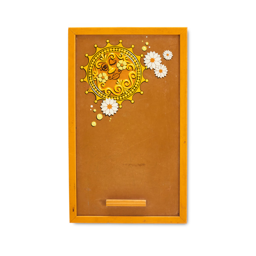 Yellow Sun And Daisy Pin Board
