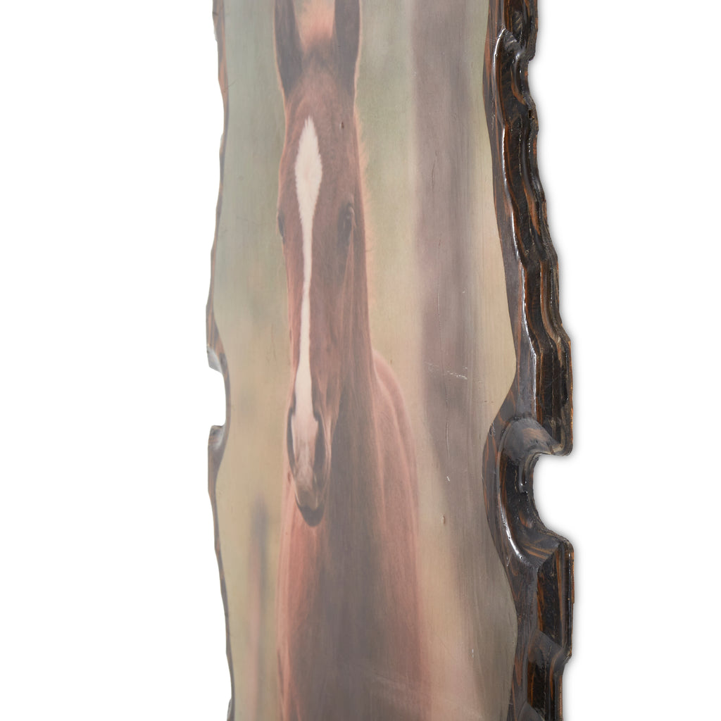 Horse Photograph Print on Wood Frame (A+D)