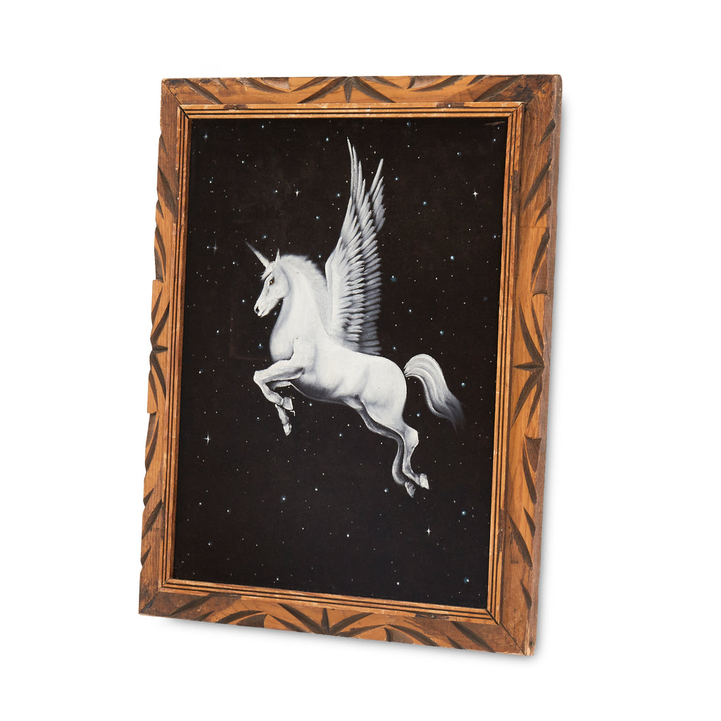 Velvet Painting Unicorn Pegasus