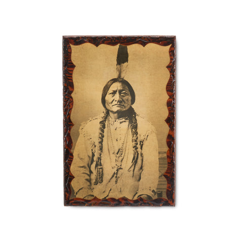 Framed Picture of a Native American Man