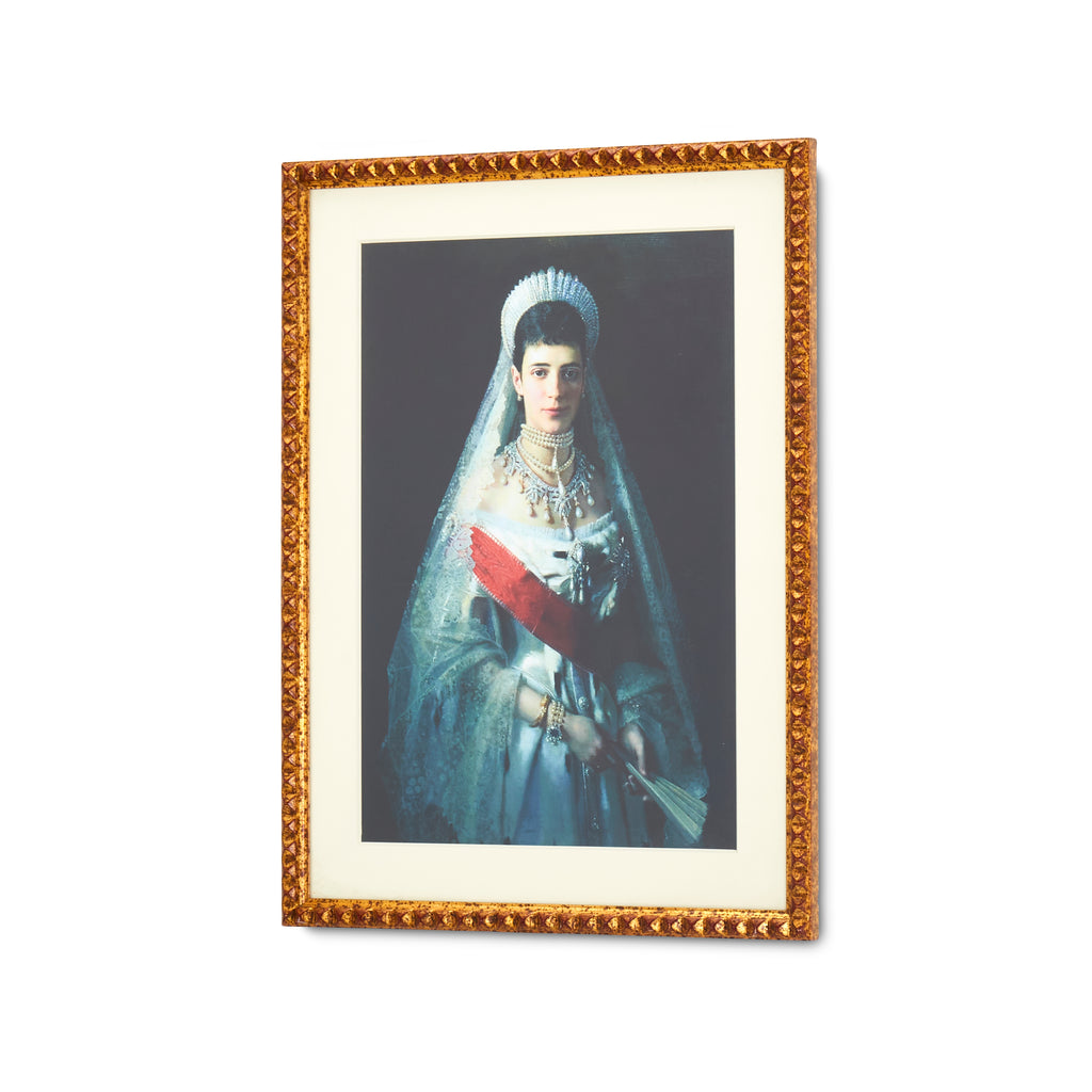 Gold Framed Nineteenth Century Russian Royal Portrait