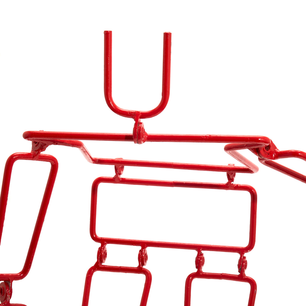 Red Wire Man With Hinged Joints