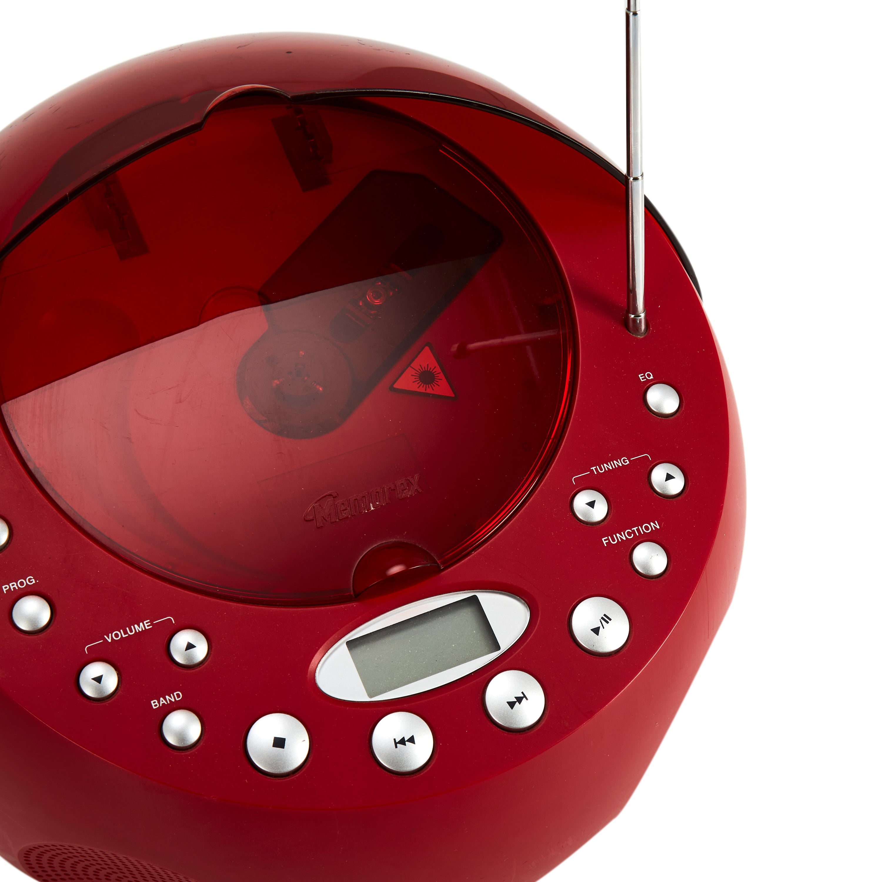 Red Memorex Radio and CD Player - Gil & Roy Props