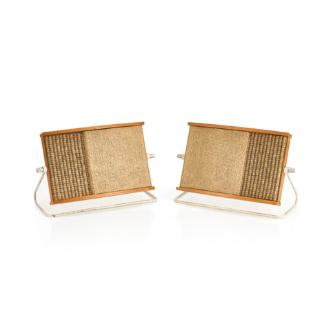Tabletop Speakers - Tan - Set of 2