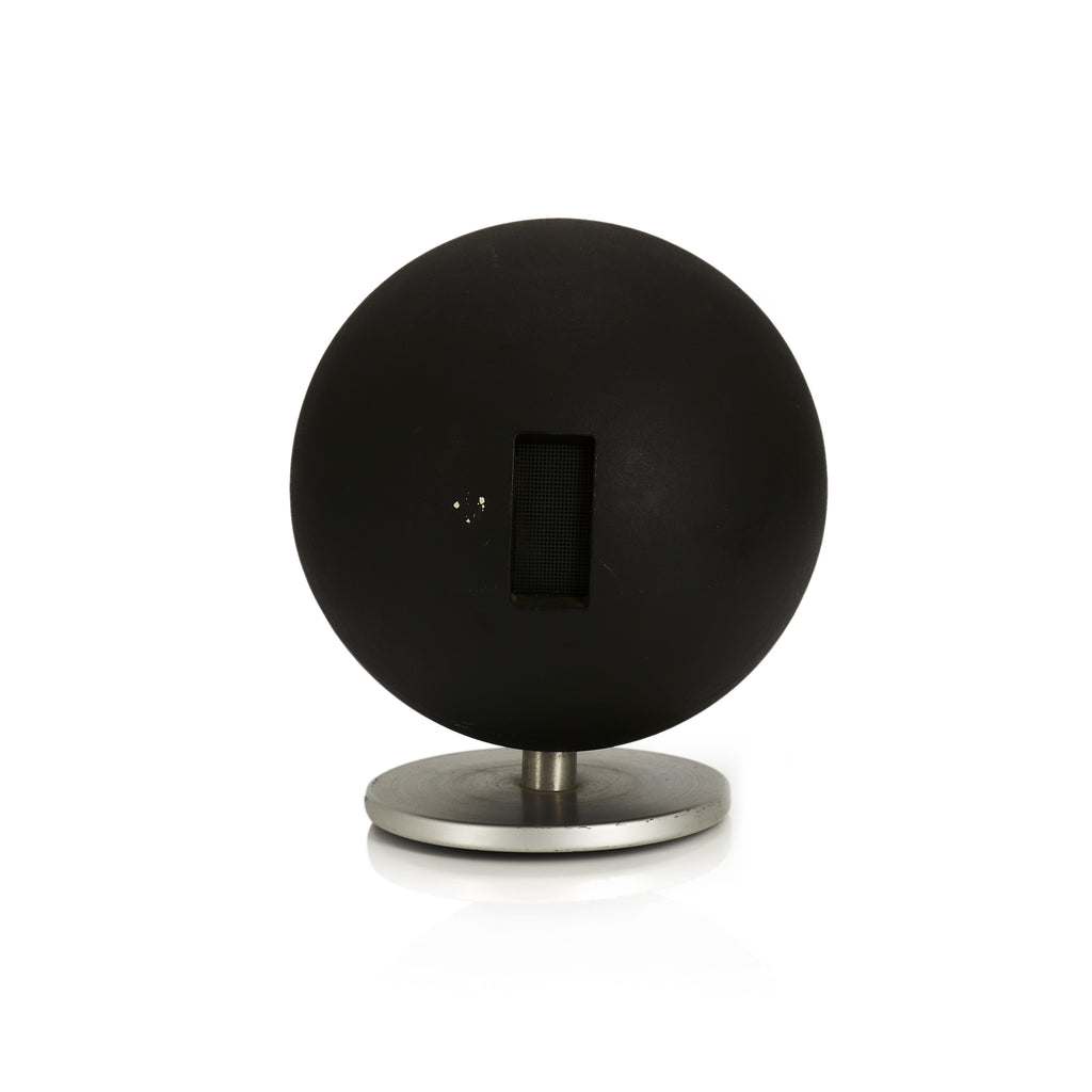 Black & Silver Metal Sphere Speakers