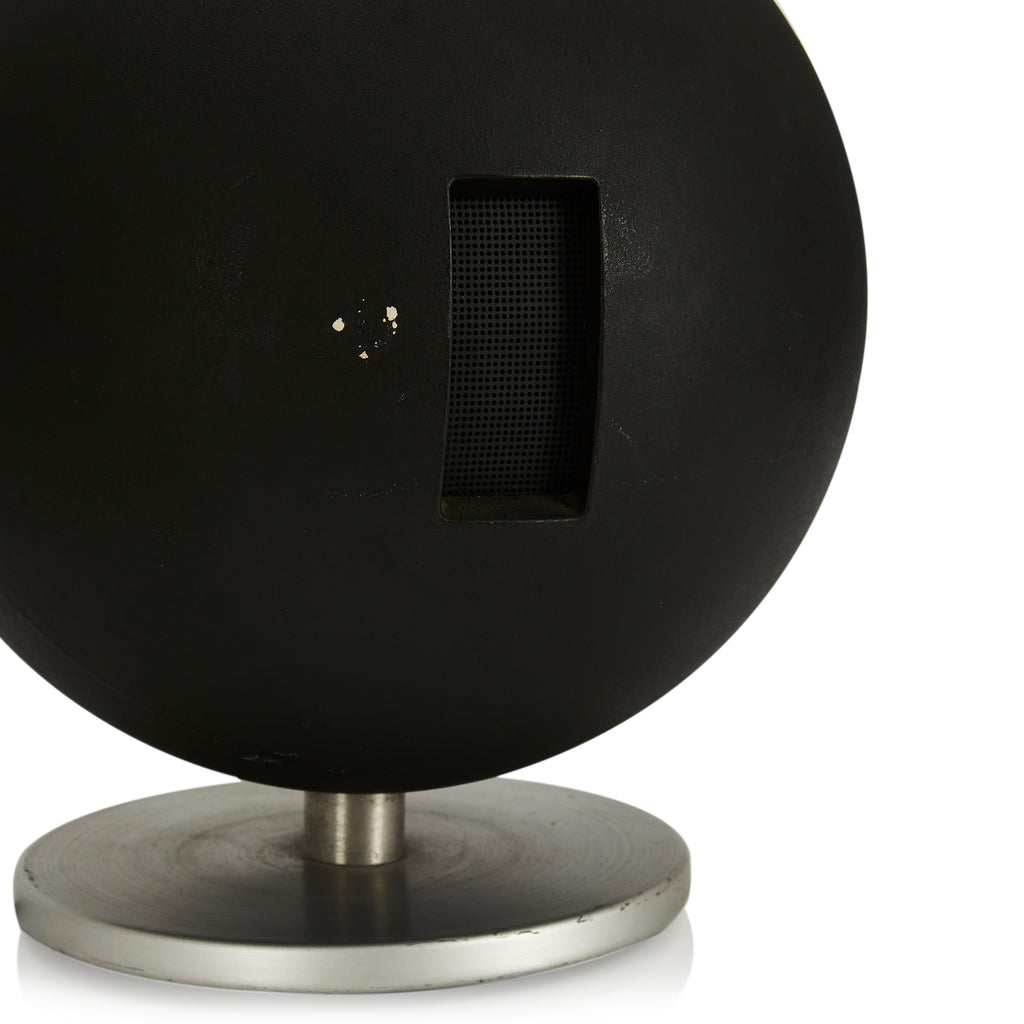Black & Silver Metal Sphere Speakers