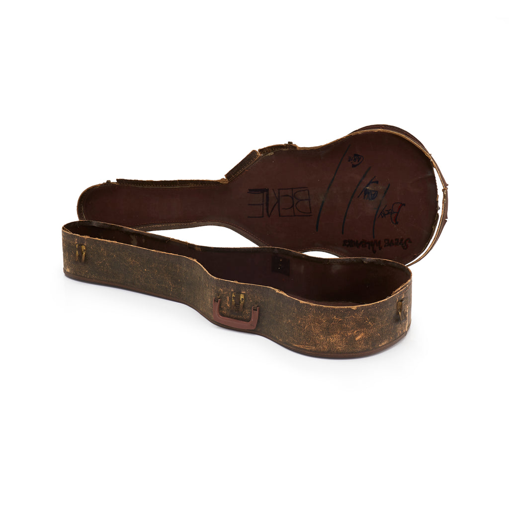 Distressed Brown Leather Guitar Case