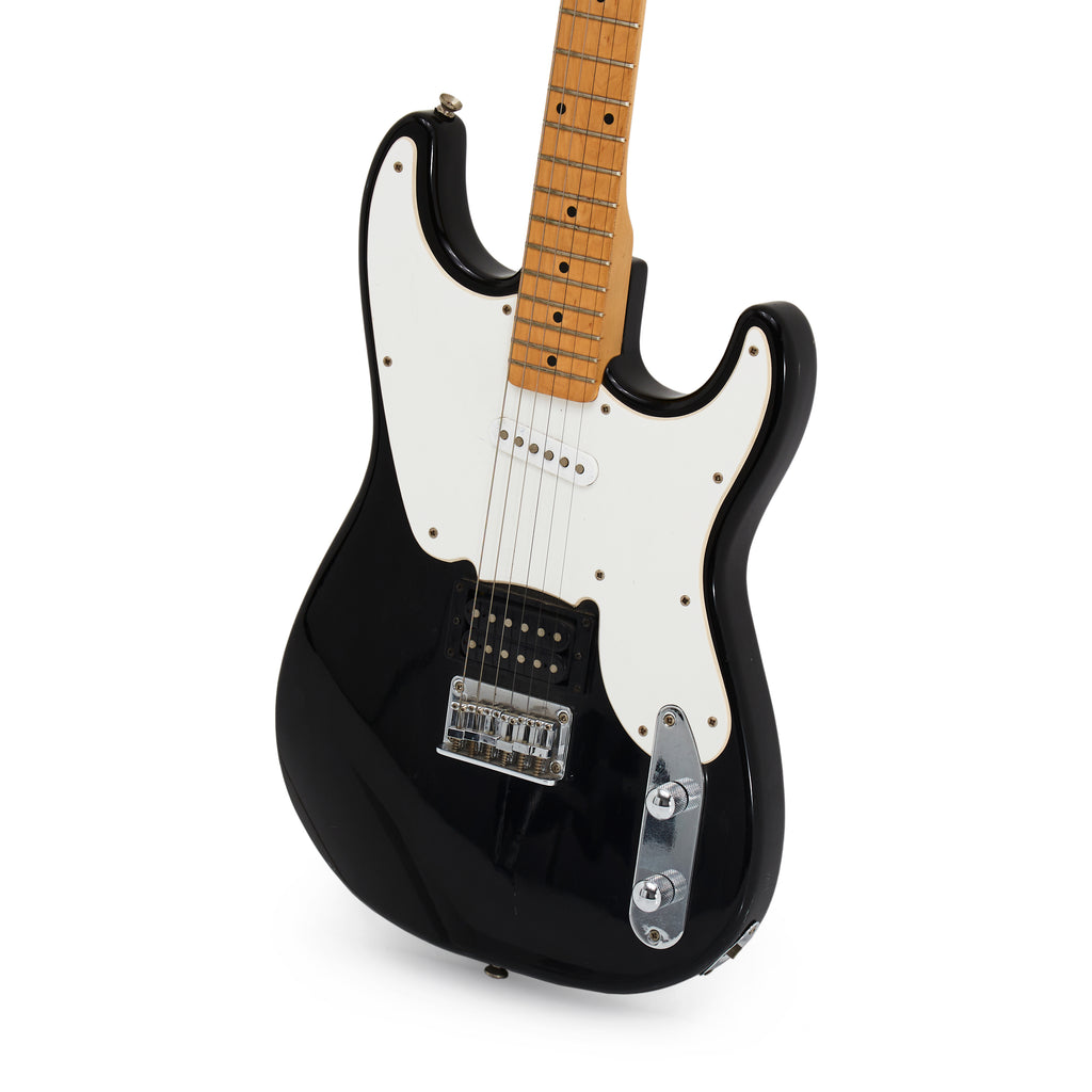 Black and White Squier Guitar