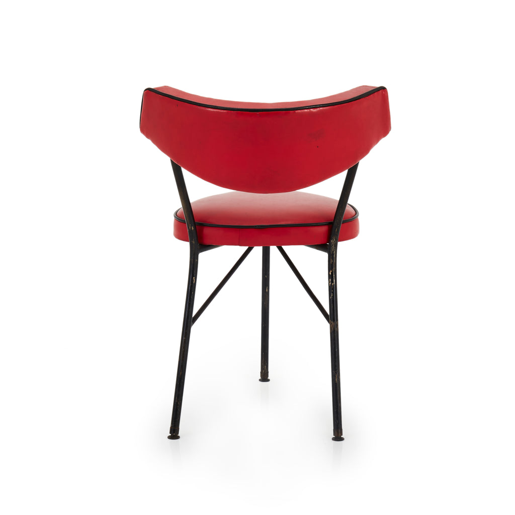 Red Triangle Seat Side Chair