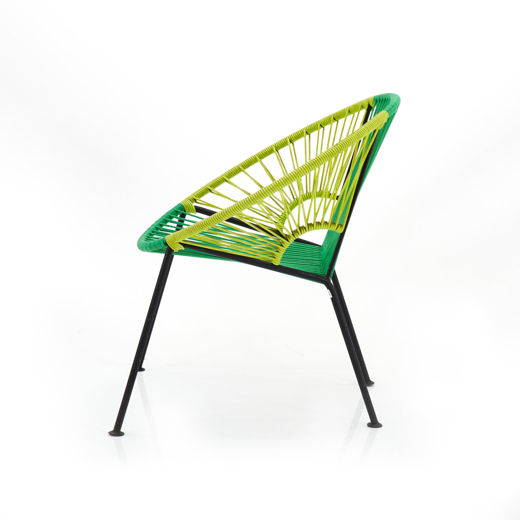 Dark Green and Lime Acapulco Chair