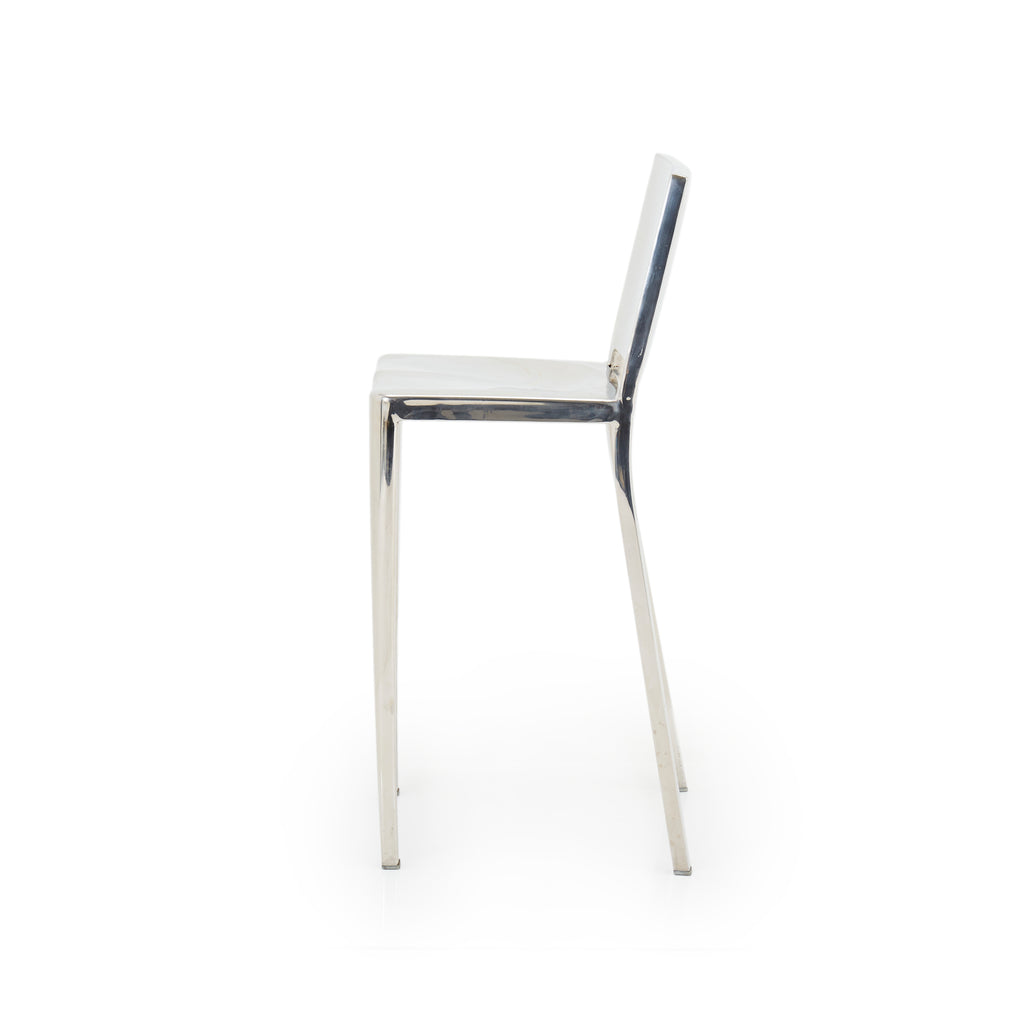 Solid Chrome Bar Stool Chair