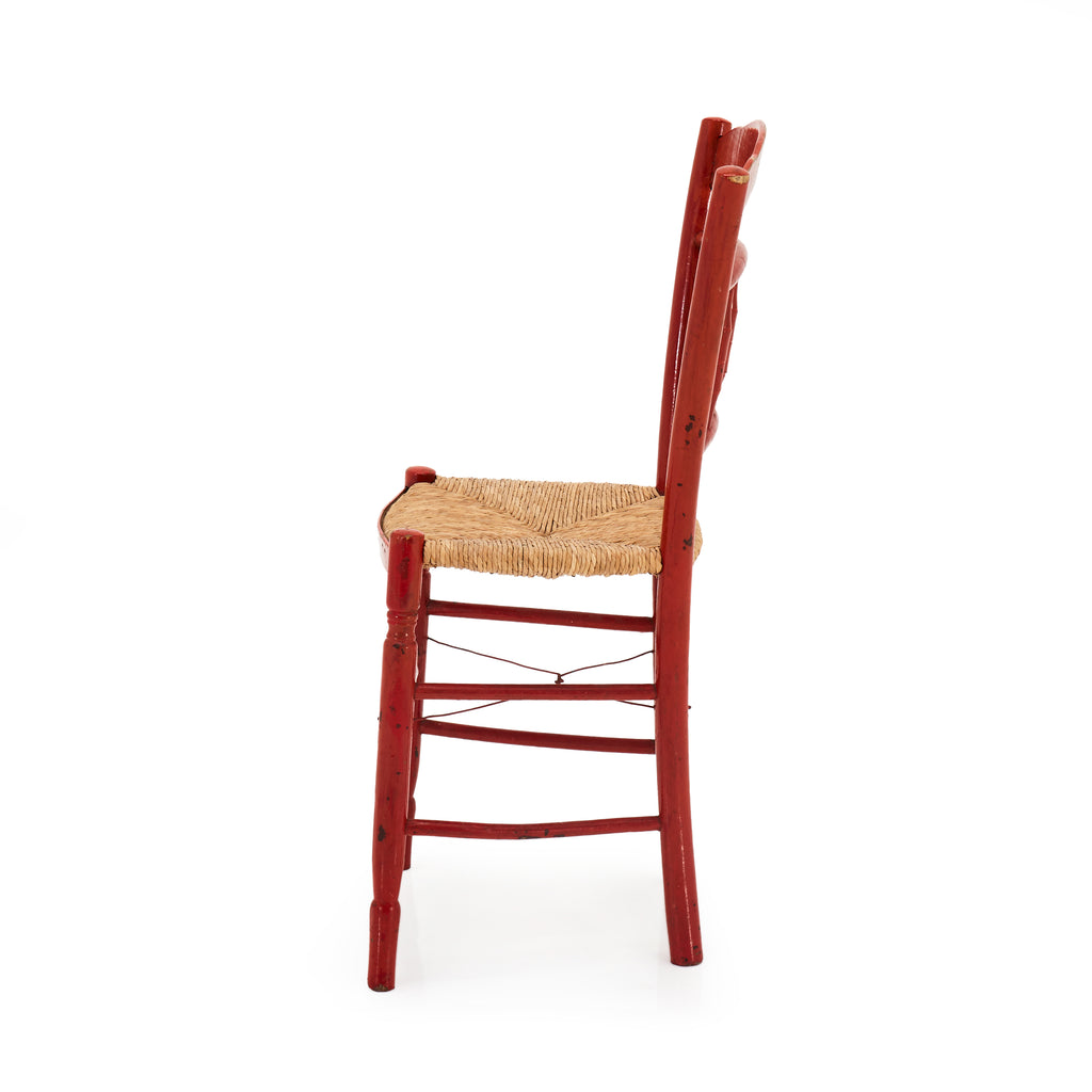 Blood Orange Rustic Chair