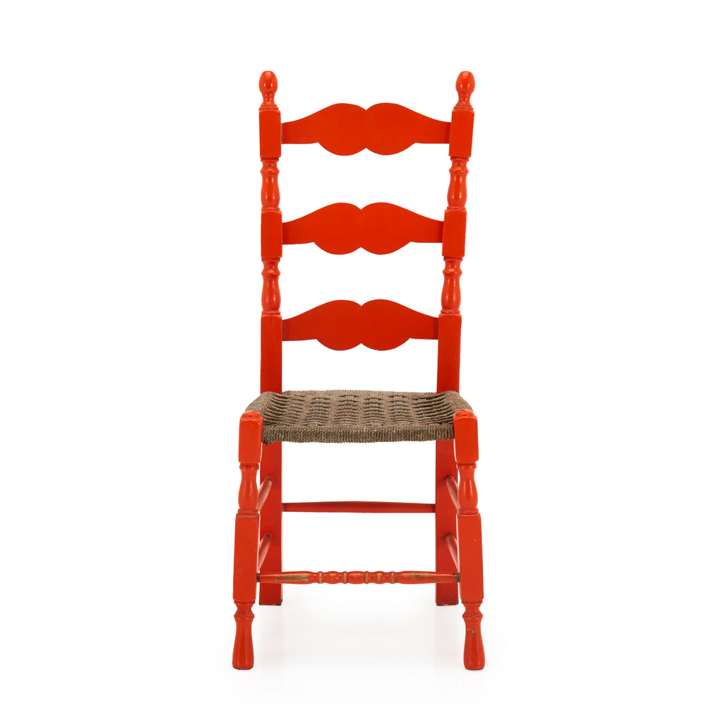 Orange Wooden Chair
