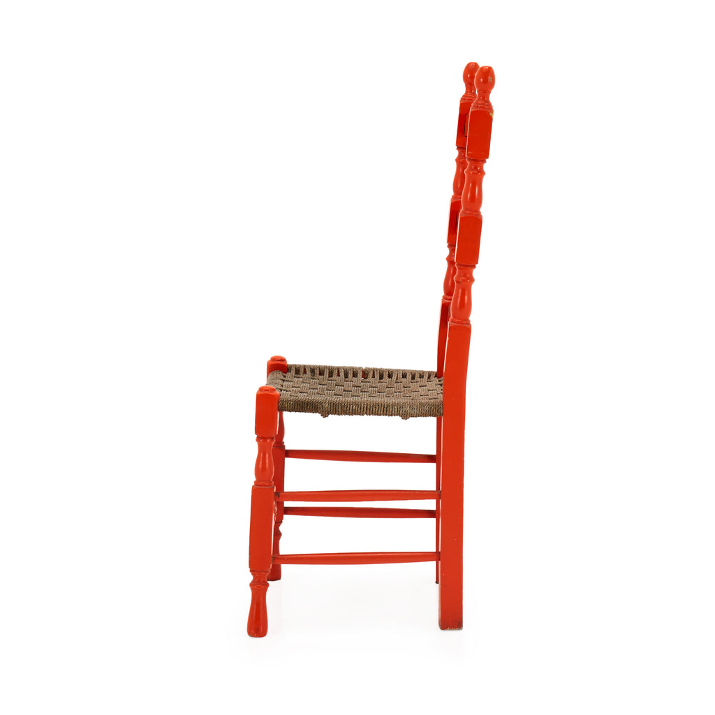 Orange Wooden Chair