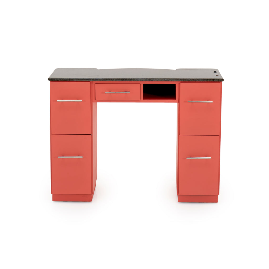 Two Tone Coral Manicure Table