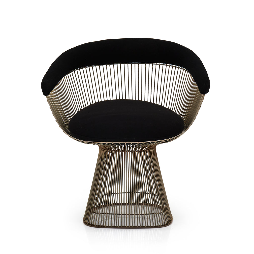 Platner Arm Chair - Black Cushion