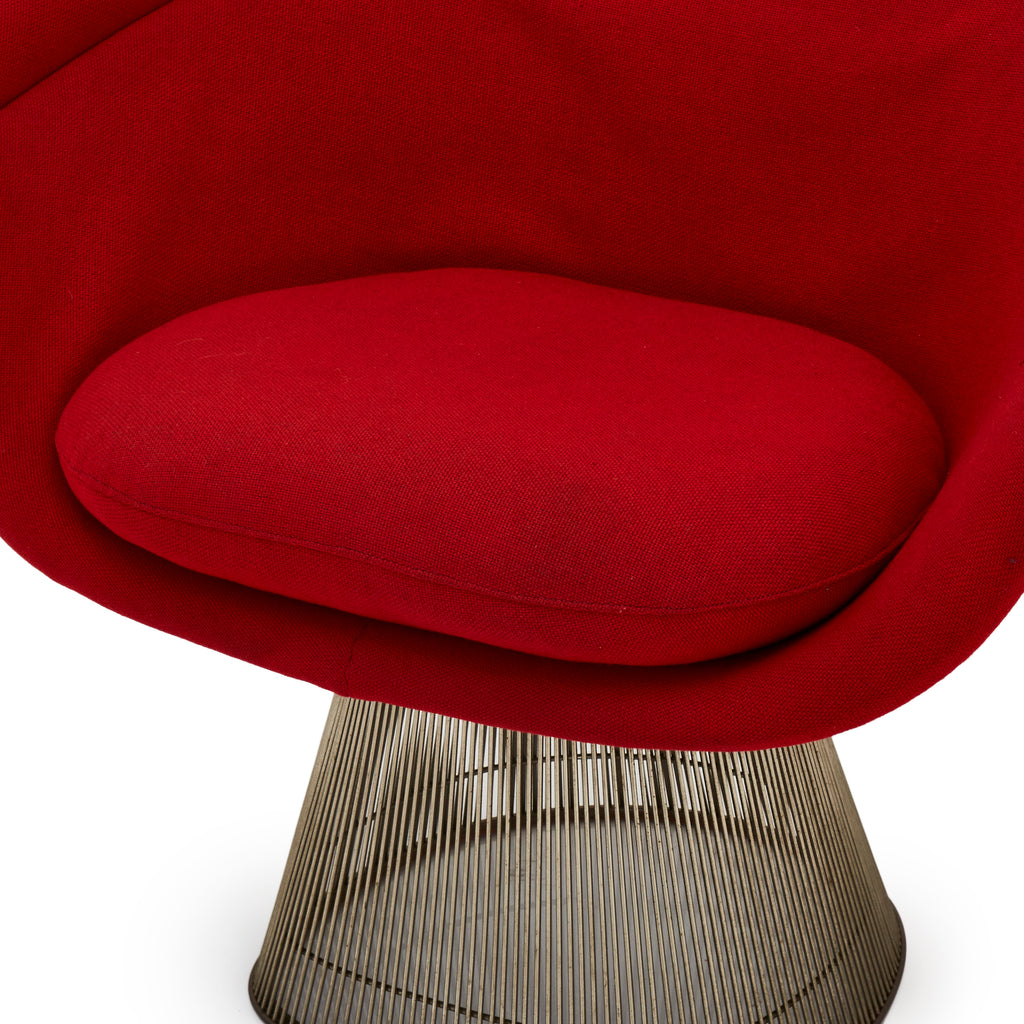 Red Platner Arm Chair