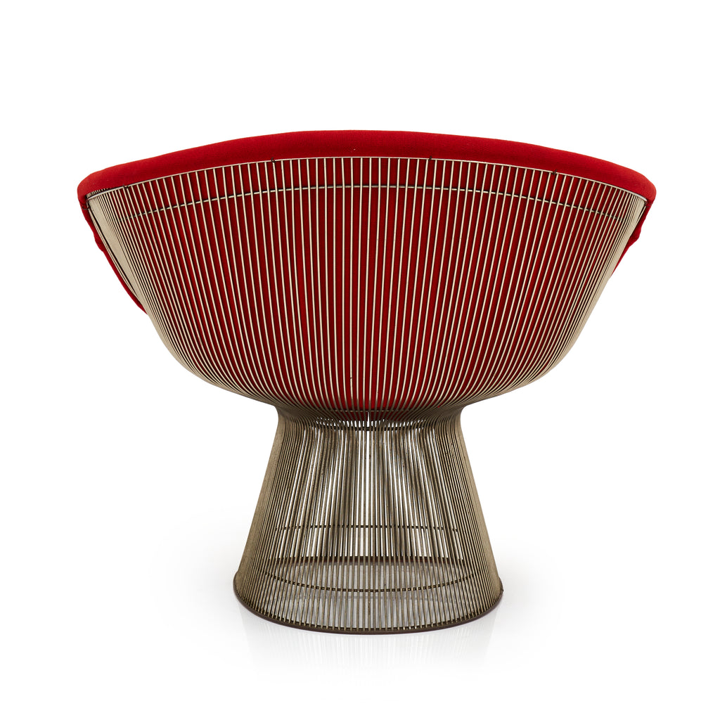 Red Platner Arm Chair