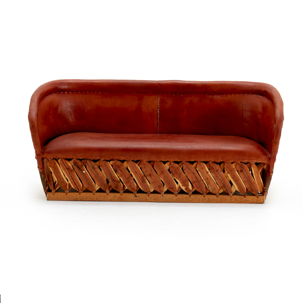 Equipale Russet Leather Sofa