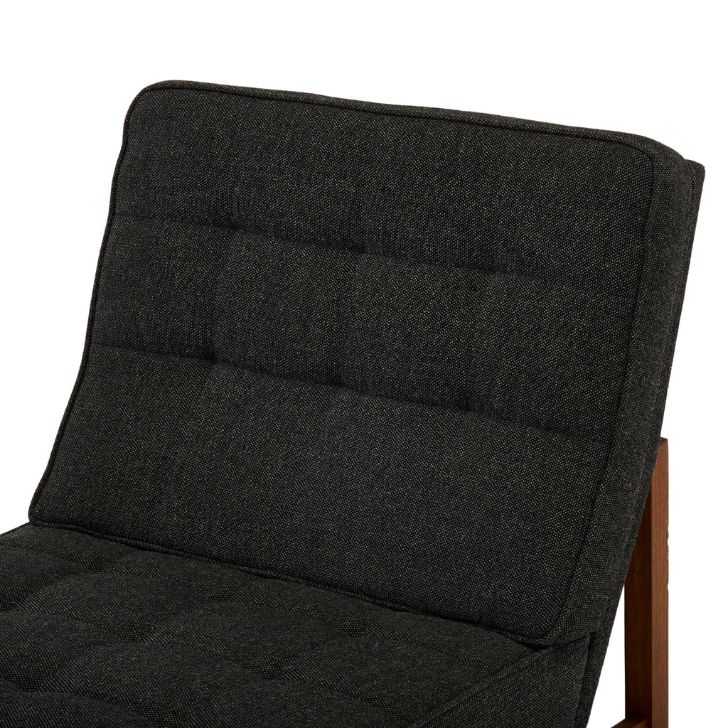 Modernica Armless Charcoal Split Rail Chair