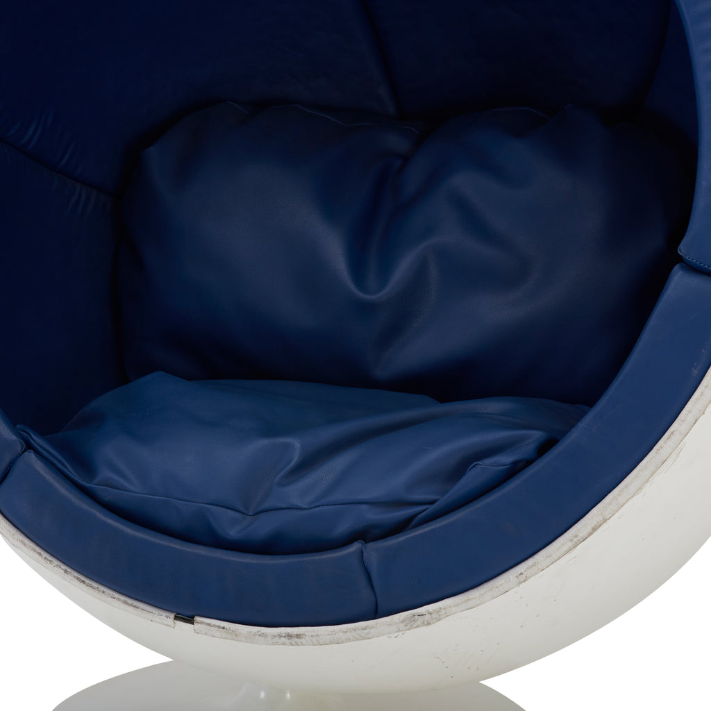 Eero Aarino Ball Chair, Blue