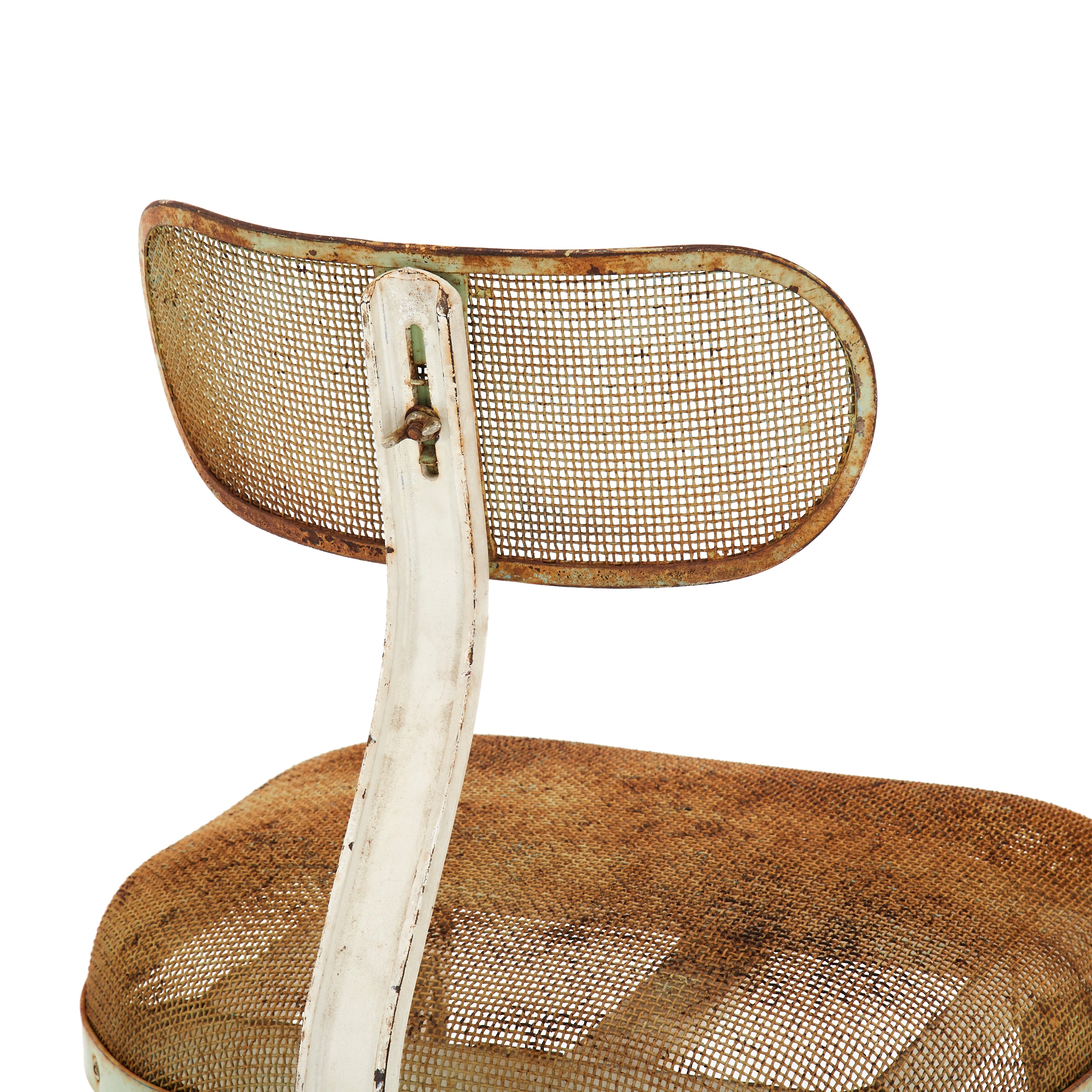 Rustic Wire Mesh Side Chair - Gil & Roy Props