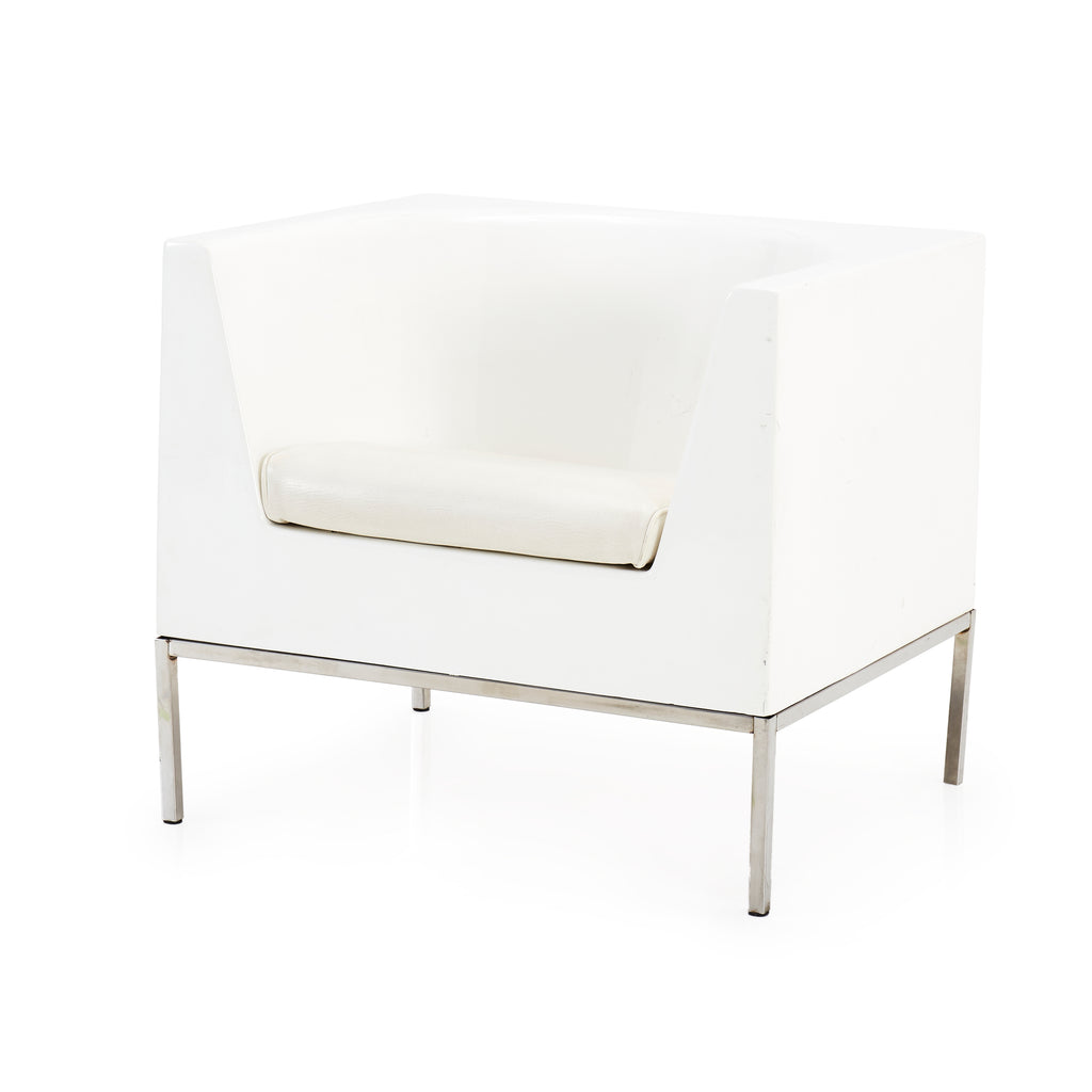 White Cube Lounge Chair