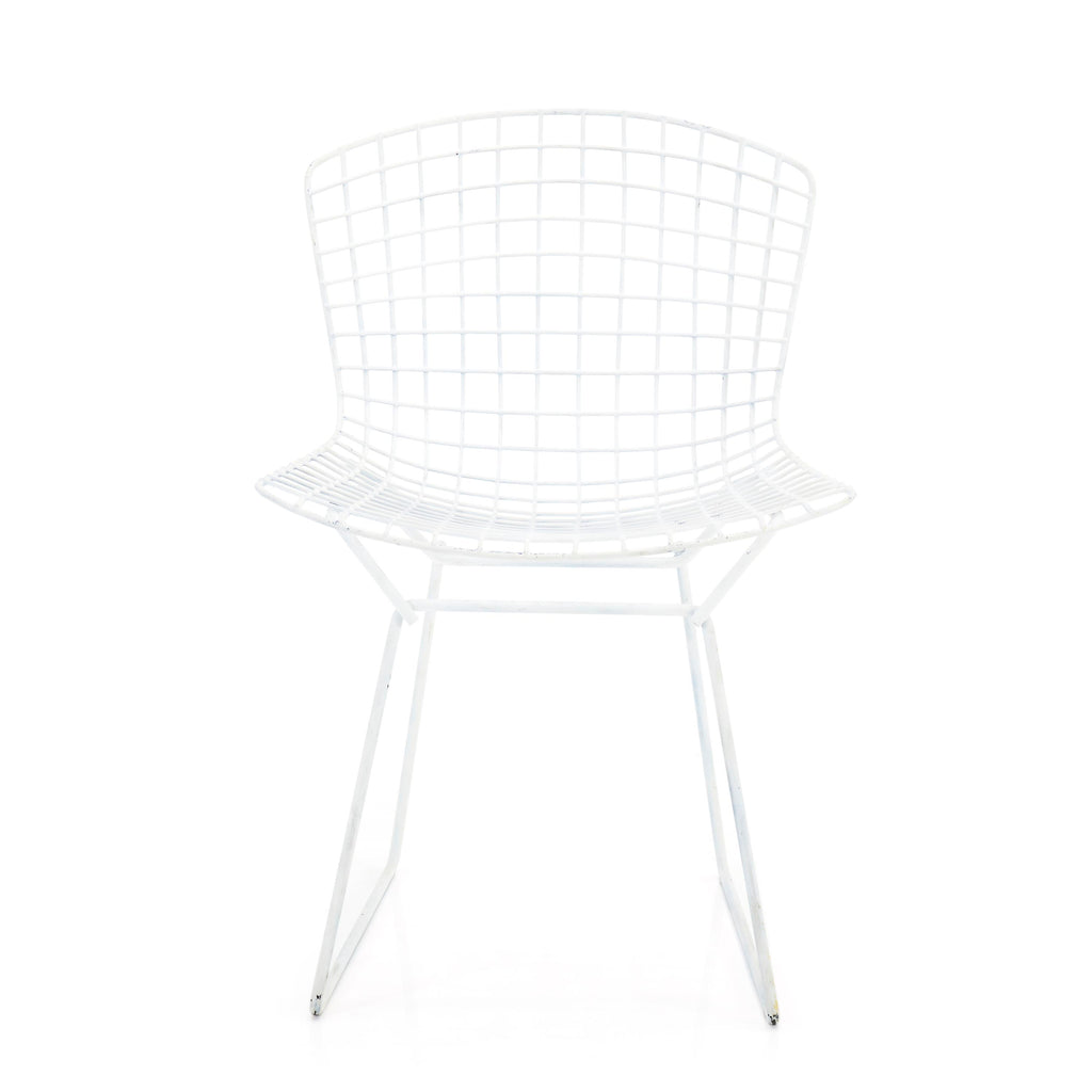 White Wire Bertoia Side Chair