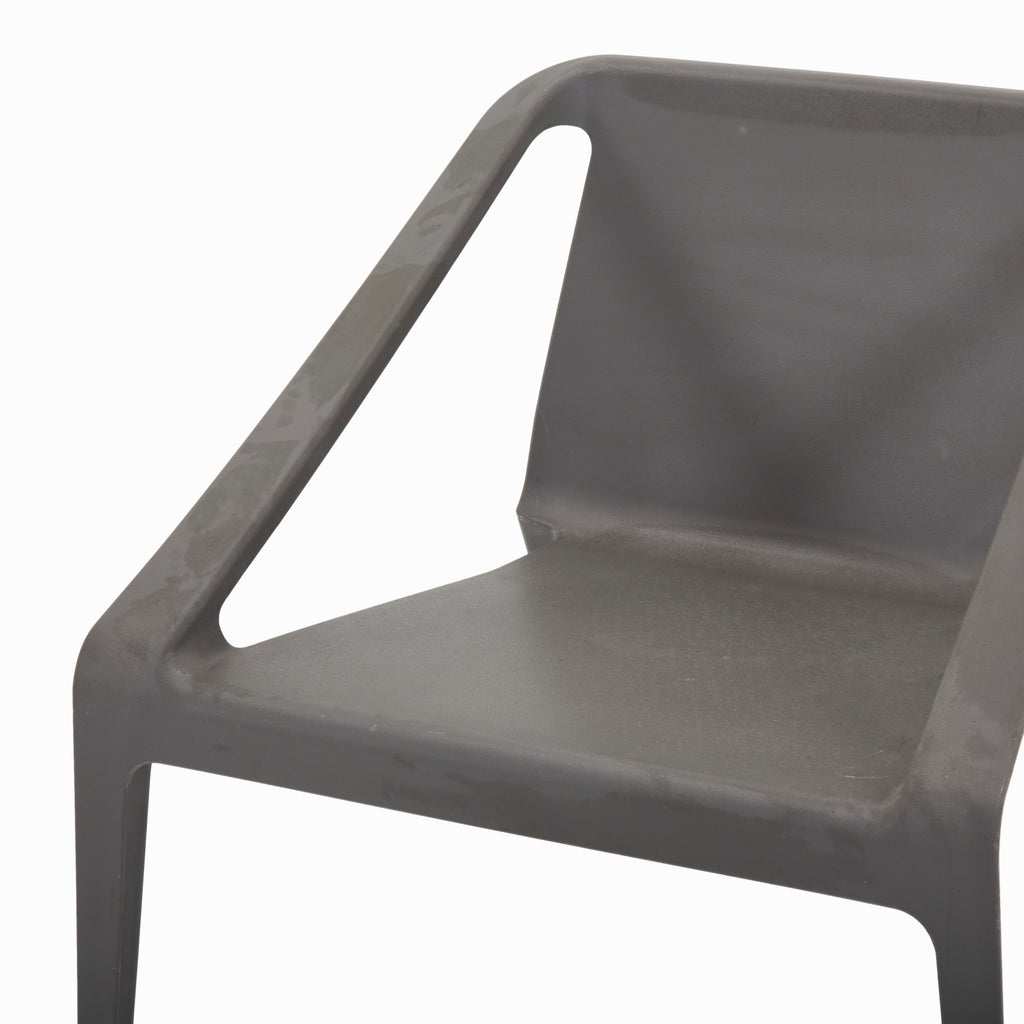 Grey Mod Plastic Outdoor Chair