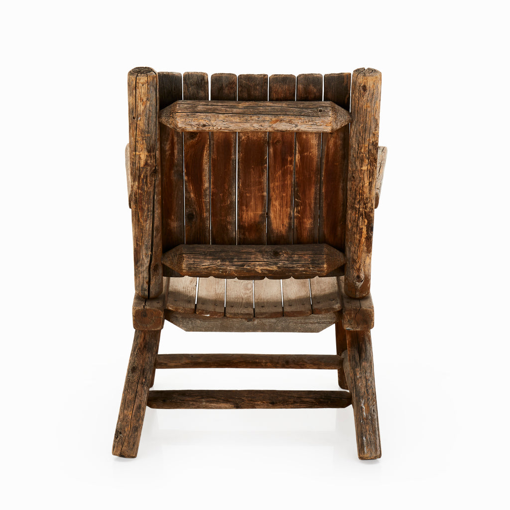 Wood Rustic Cabin Handmade Arm Chair