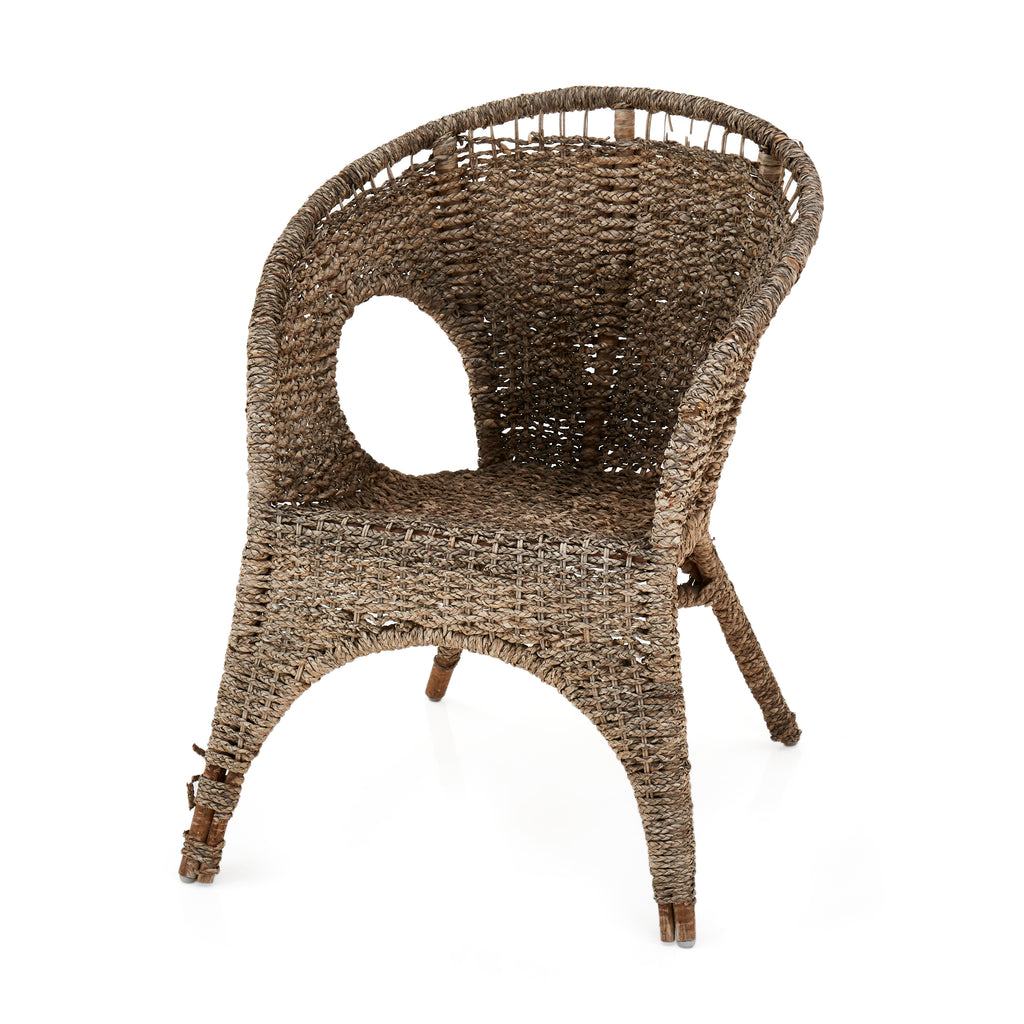 Rounded Wicker Chair
