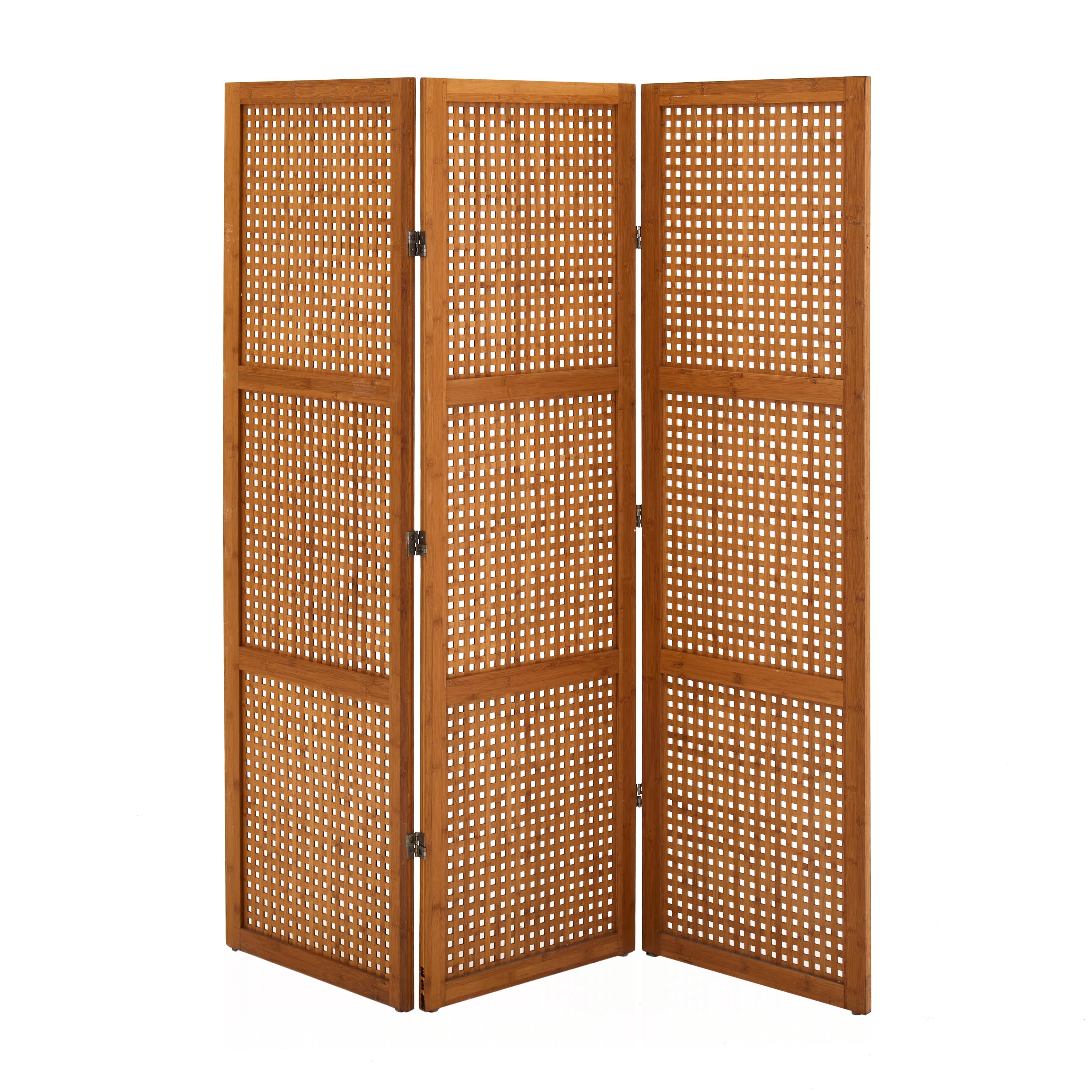 Perforated Wood Rectangle Panel Screen Divider - Gil & Roy Props