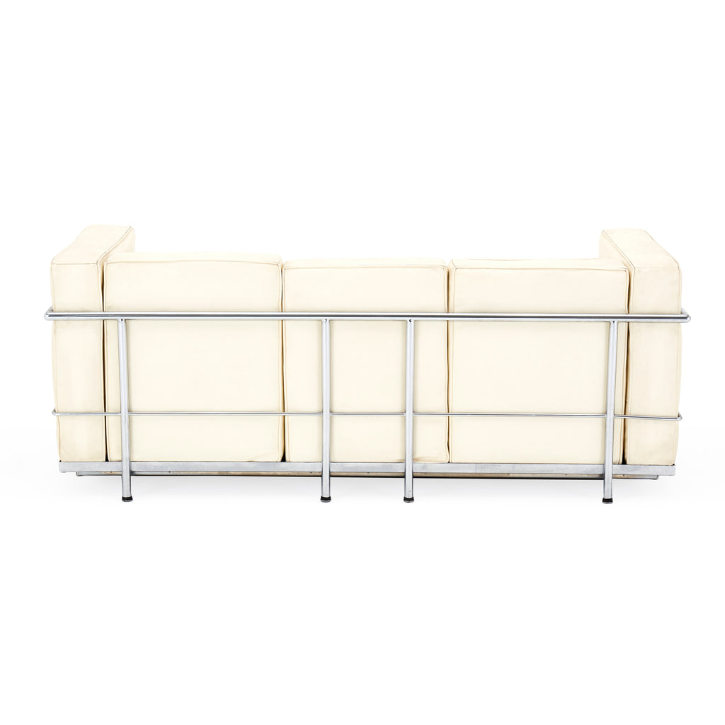 Le Corbusier-Style Petit Comfort Sofa - Cream
