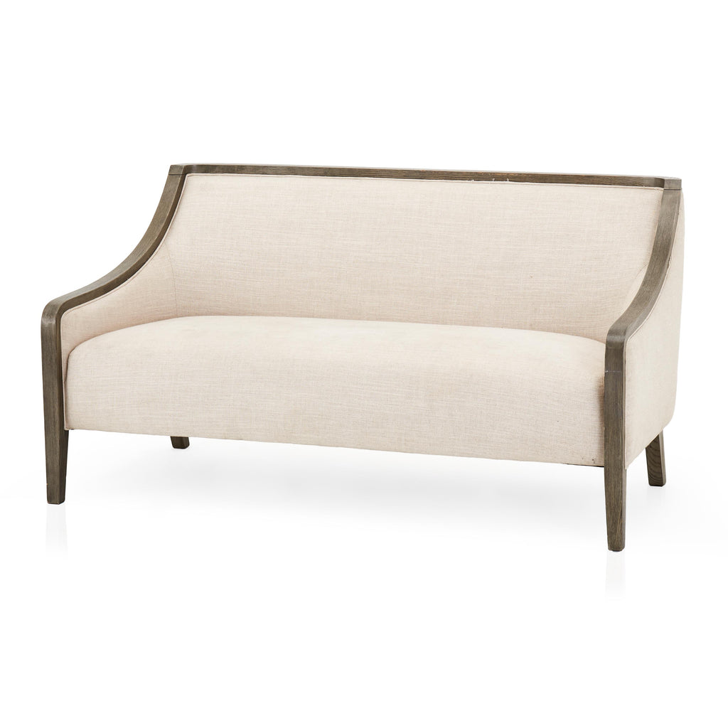 Bryn Tan Linen Contemporary Sofa