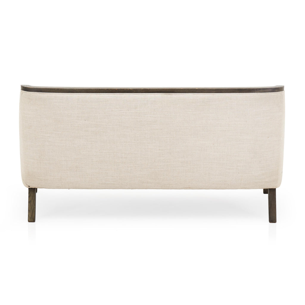 Bryn Tan Linen Contemporary Sofa