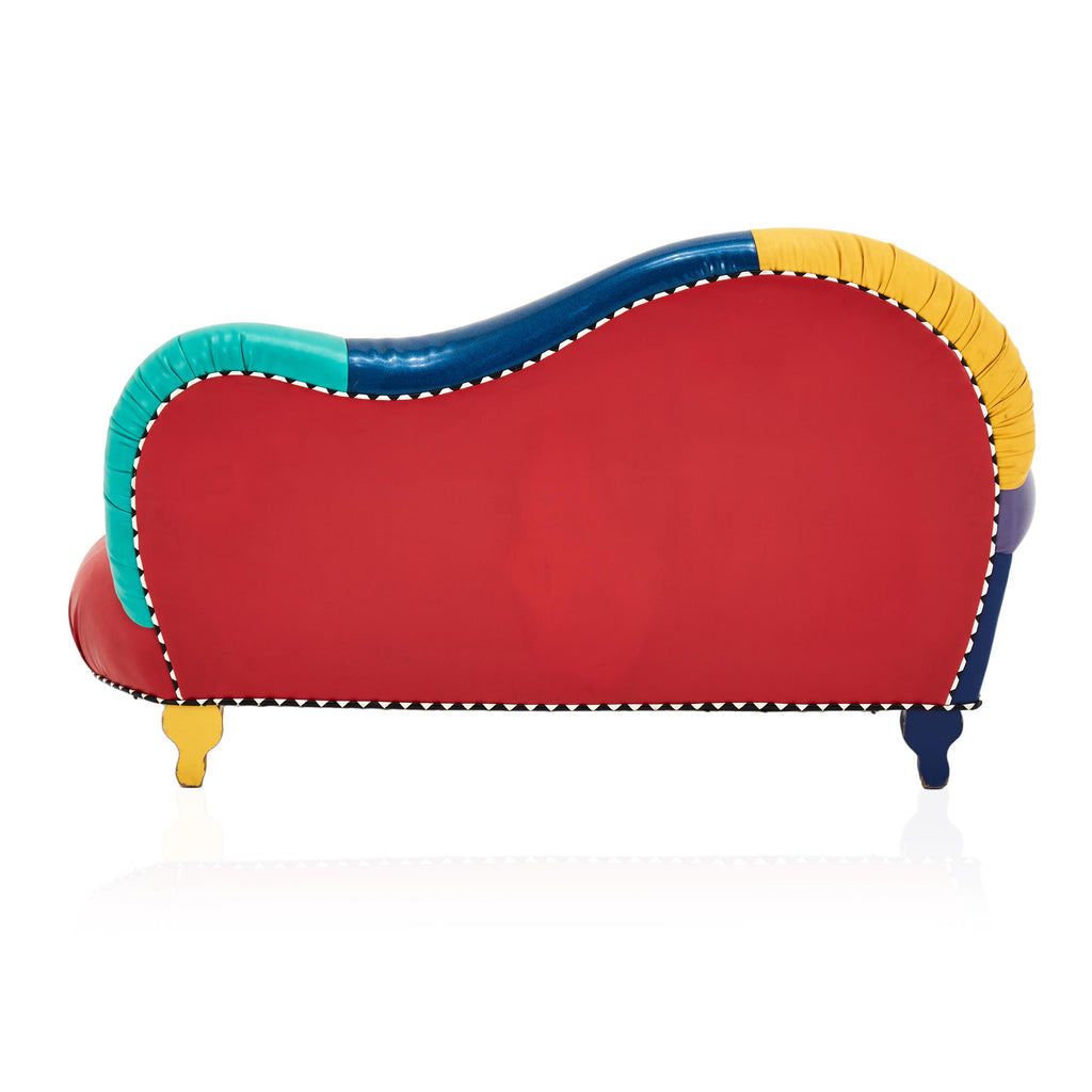 Colorful Memphis Style Small Couch