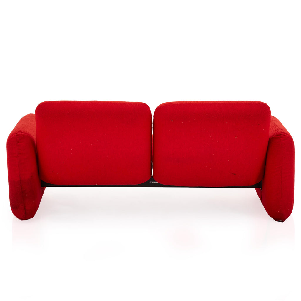 Red Chiclet Loveseat