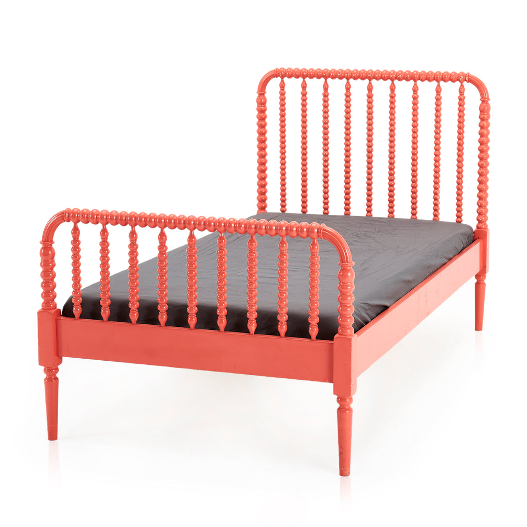 Salmon Land of Nod Jenny Lind Twin Bed