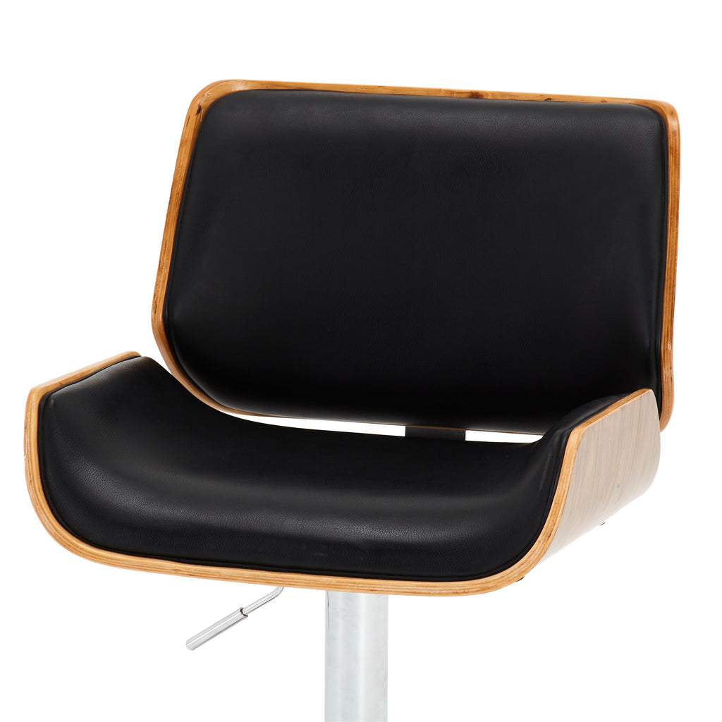 Contemporary Leather Bar Stool