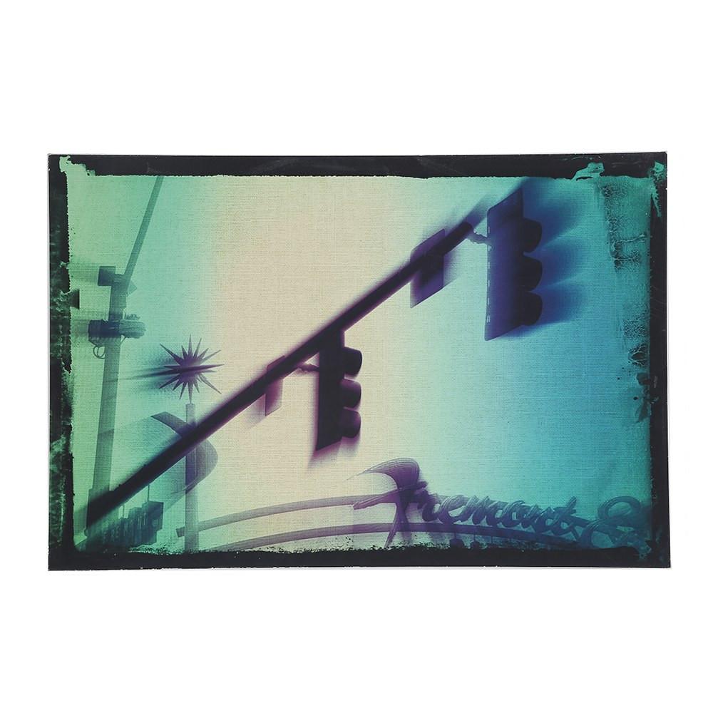 0696 (A+D) Green Hazy Street Light (36" x 24")