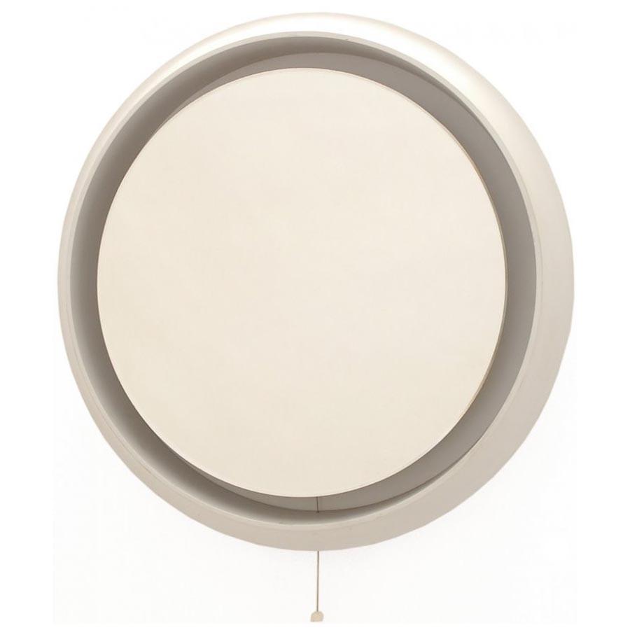 White Round Wall Mirror Light