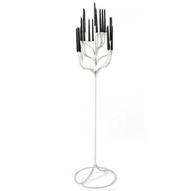 White Standing Multiple Candle Holder