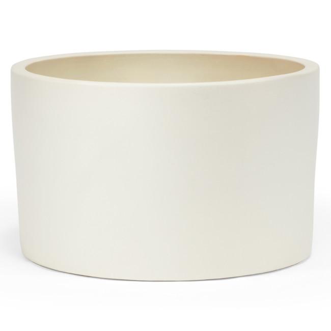 Case Study High Pan Ceramic Cylinder - White