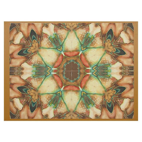 0145 (A+D) Peach Kaleidoscope (24" x 18")