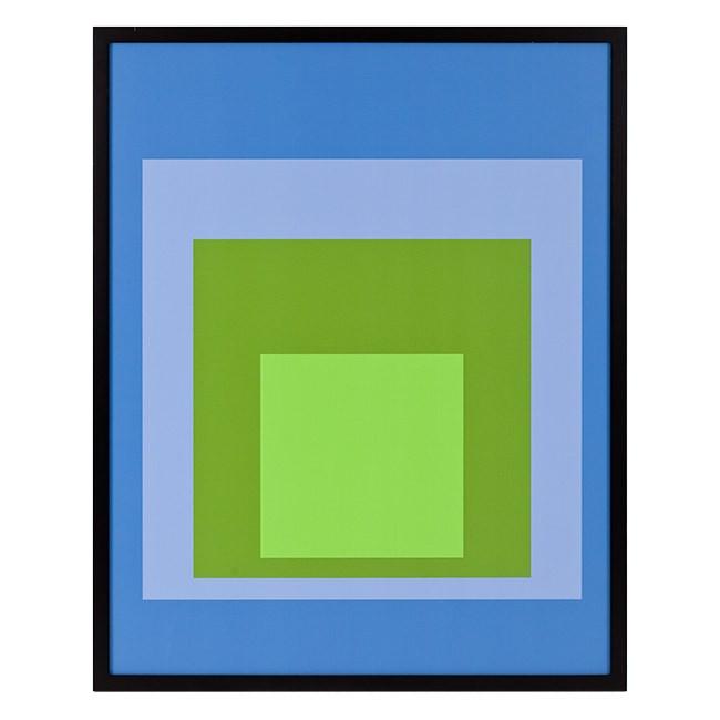 0558 (A+D) Squares Blue Green (25" x 31")