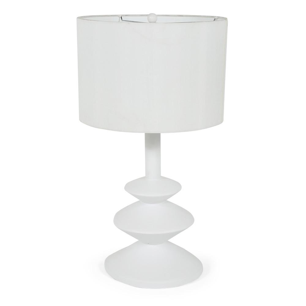 White Mod Table Lamp